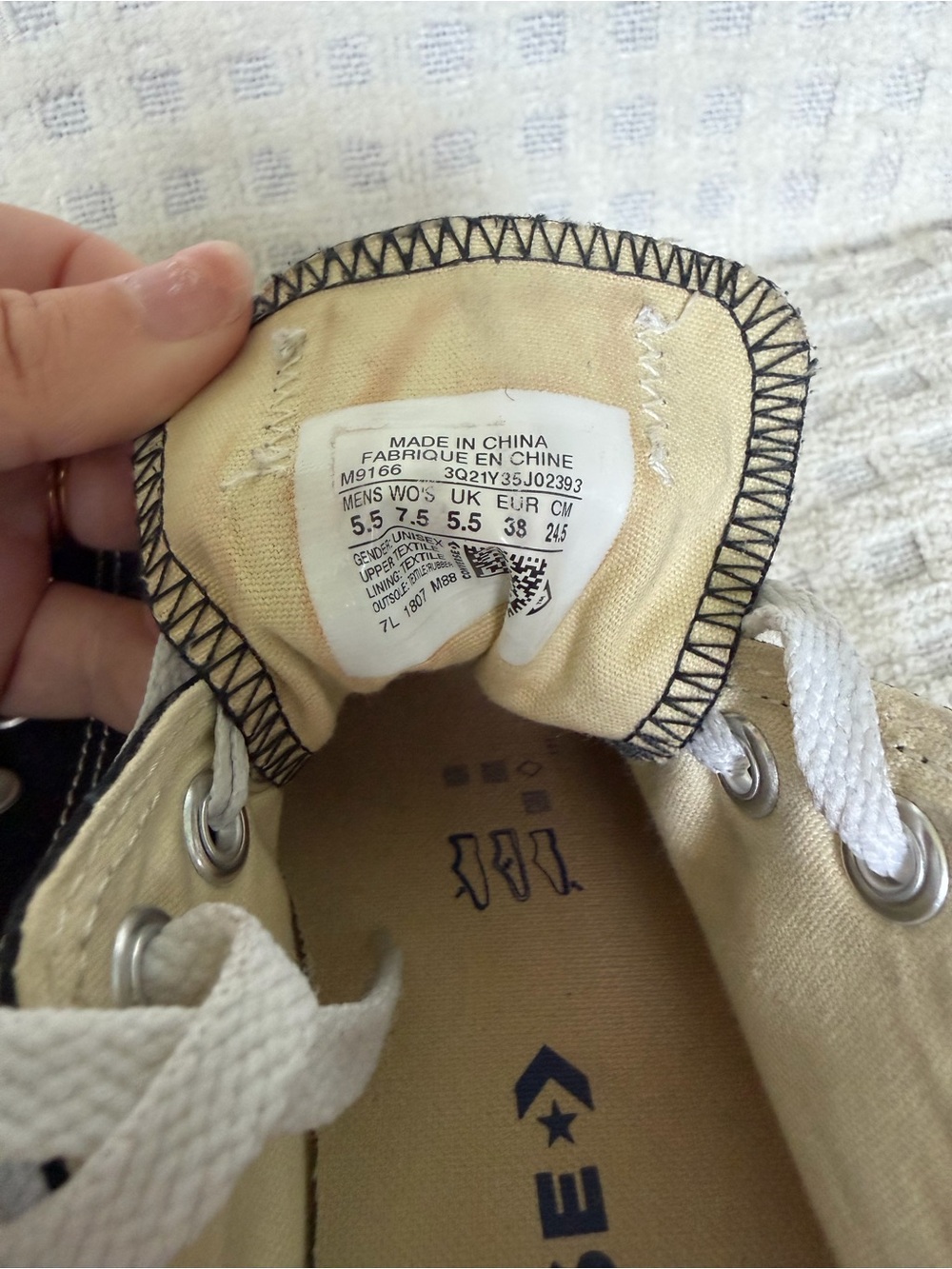 Converse Black & White Low-Top All Star Canvas Sneakers - Picture 7 of 7